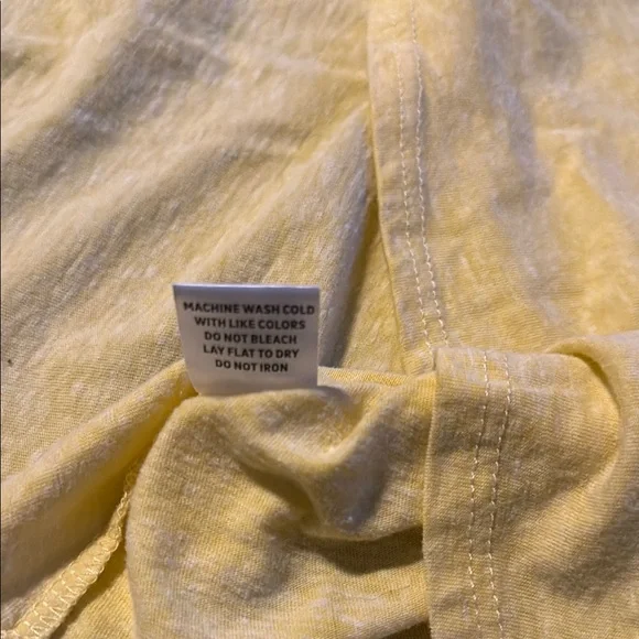 78 & Sunny Yellow Tank Top with Palm Tree Design XL - Picture 4 of 5